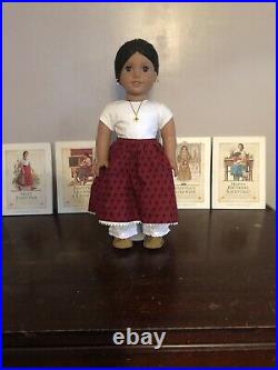American Girl Doll Josefina, In Meet Outfit & 4 Books Historical 1990s Version