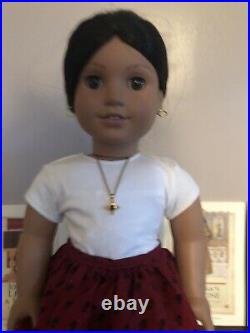 American Girl Doll Josefina, In Meet Outfit & 4 Books Historical 1990s Version