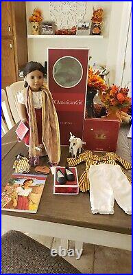 American Girl Doll Josefina With Tags & Extra Outfit Goat & Accessories & More