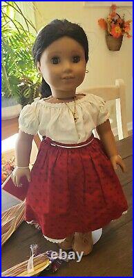 American Girl Doll Josefina With Tags & Extra Outfit Goat & Accessories & More