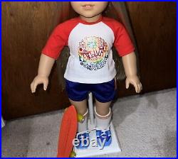 American Girl Doll Julie Limited Edition Skateboarding Set