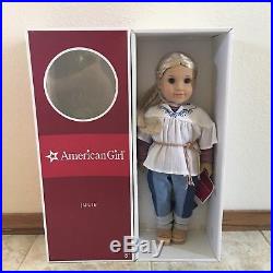 American Girl Doll Julie, Retired in classic outfit, New in box