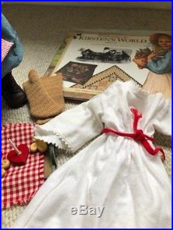 American Girl Doll KIRSTEN 18 Retired LOT Doll. Accessories and Outfits