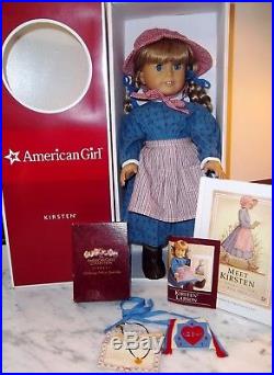 American Girl Doll KIRSTEN MEET OUTFIT +ACCESSORIES Book BOXRETIRED-PLEASANT CO