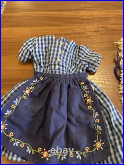 American Girl Doll KIRSTEN On The Trail Checked Dress Complete EUC Retired