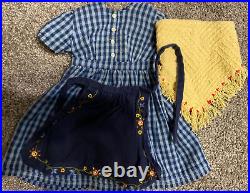 American Girl Doll KIRSTEN On The Trail Checked Dress Complete EUC Retired Diva