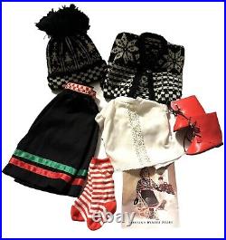 American Girl Doll KIRSTEN Winter Story Outfit Woolens, Socks++ Pleasant Company