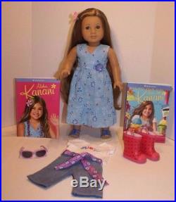 American Girl Doll Kanani Girl of the Year 2011 Meet Outfit, Aloha Outfit, Books