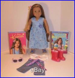 American Girl Doll Kanani Girl of the Year 2011 Meet Outfit, Aloha Outfit, Books