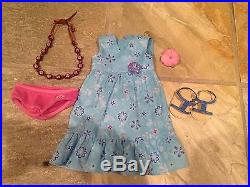 American Girl Doll Kanani Lot Meet Outfit Paddle board Set Swimsuit Accessories