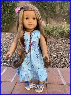 American Girl Doll Kanani, Soft Hair, Full Meet Outfit READ DESCRIPTION