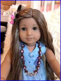 American Girl Doll Kanani with Complete Meet Outfit, Pierced Ears, Book & Box