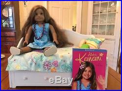 American Girl Doll Kanani with welcome outfit and book