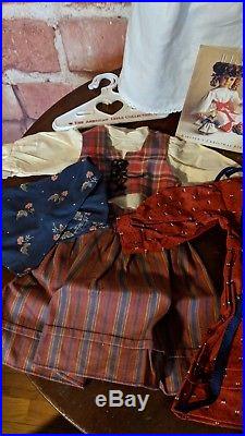 American Girl Doll Kirsten Larson 18 Doll White Body, 3 Outfitsfree Ship