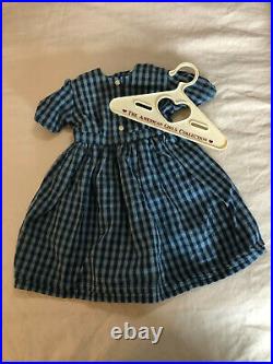American Girl Doll Kirsten On the Trail Checked Dress Shawl Outfit RETIRED