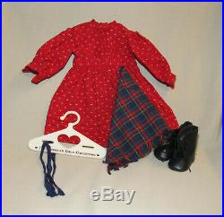 American Girl Doll Kirsten Outfit Work Summer Winter School Fannel Boots Outfits