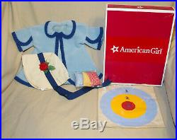 American Girl Doll Kirsten Rare Recess Outfit With Beanbag Set Retired LN