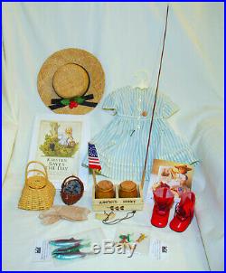 American Girl Doll Kirsten Summer Story Outfit 4th July Set Fishing Set Retired