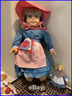 American Girl Doll Kirsten, incl books, 4 outfits & accessories