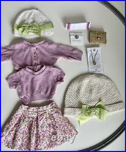 American Girl Doll Kit Kittredge Meet Outfit & Accessories & Girl size hat