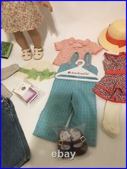 American Girl Doll Kit Kittredge With Outfits & Accessories Lot Excellent Con