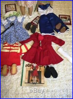 American Girl Doll Kit with Outfits & Accessories Lot EUC