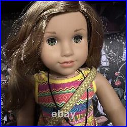 American Girl Doll Lea Clark 18 Meet Outfit GOTY 2016 withBook Accessories