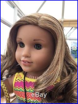 American Girl Doll Lea In Full Meet Outfit With Compass And Bag
