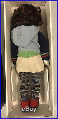 American Girl Doll Lindsey + Meet Outfit GOTY 2002 with Helmet and Scooter NIB
