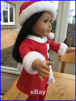 American Girl Doll Little Miss Santa Claus With Extra New Outfit