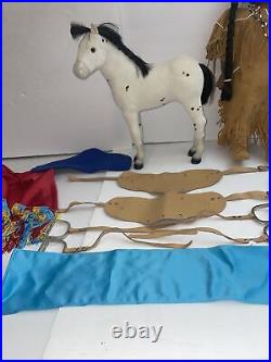 American Girl Doll Lot Kaya withPony & Saddle, Shawl outfit And Pouches Pleasant