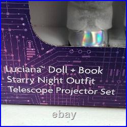 American Girl Doll Luciana Vega Set Starry Night Outfit Telescope Projector New