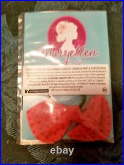 American Girl Doll Maryellen Christmas Party Outfit & Girl Matching Hair Tie