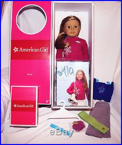 American Girl Doll Mia New Nib With Practice Outfit Retired Nrfb