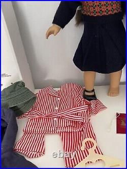 American Girl Doll Molly 18 Box Meet Outfit Pajamas Lot 5