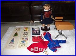 American Girl Doll Molly WithMeet Outfit Accessories, Purse Penny, Desk chair & +