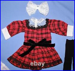 American Girl Doll New Samantha's Holiday Set Outfit and Tea Set BKD41 NIB