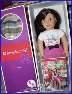 American Girl Doll Of The Year Grace With Full Meet Outfit Book And Box