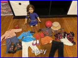 American Girl Doll Of The Year Saige Doll, Outfits And Accessories Lot GOTY 2013
