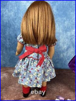 American Girl Doll Pleasant Company Emily Withfull Meet, book, Holiday Outfit VGUC