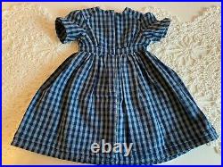 American Girl Doll Pleasant Company Kirsten On The Trail Checked Dress Outfit Ag