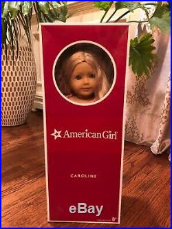 American Girl Doll RETIRED Caroline (MEET OUTFIT, CURLED HAIR, CLEAN)