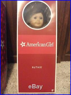 American Girl Doll RUTHIE SMITHINS+Mini NEW RETIRED Full Meet Outfit Box Book