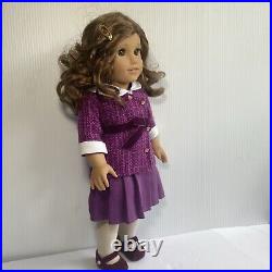 American Girl Doll Rebecca Retired 18 Meet Outfit Hazel Eyes Brown Hair Nobox