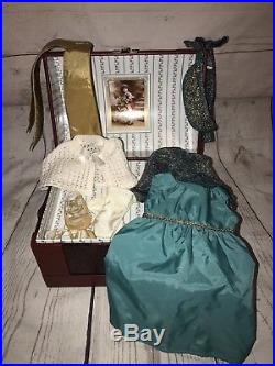 American Girl Doll Rebecca Rubin With Costume Chest, School And Hanukkah Outfit