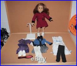 American Girl Doll Rebecca with 3 Extra Outfits + Stand