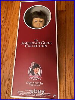 American Girl Doll SAMANTHA 35th Anniversary & Accessories Taffeta Dress NEW