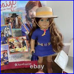 American Girl Doll Saige Copeland GOTY 2013 With Accessories Hat helmet Outfit