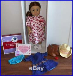 American Girl Doll Saige Doll of The Year 2013, Saige Copeland+3 Outfits LOT