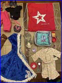 American Girl Doll Saige With Lots Of Outfits And More